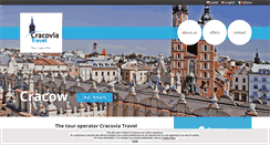 Desktop Screenshot of cracovia-travel.com