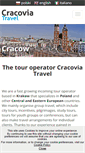 Mobile Screenshot of cracovia-travel.com